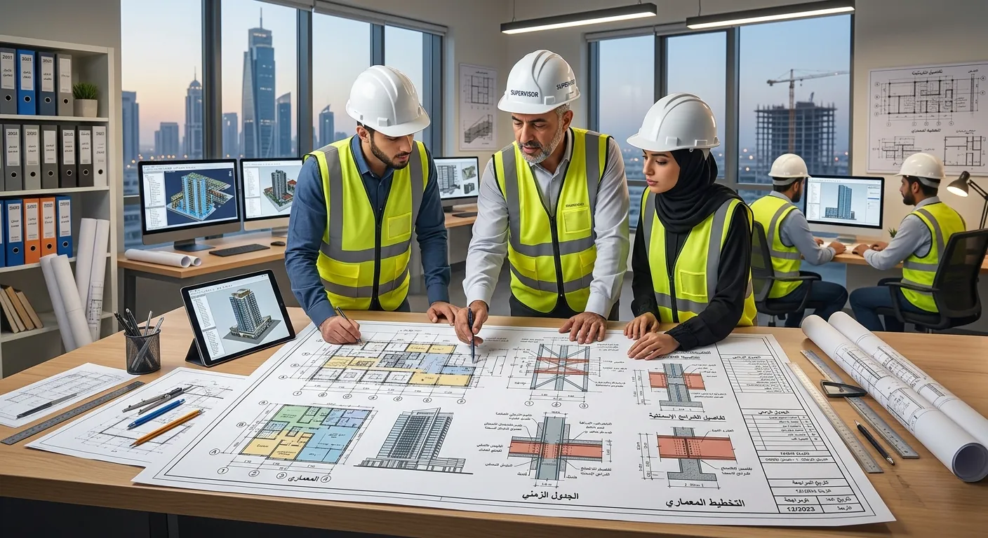 المخططات التنفيذية Shop Drawings للمشاريع الهندسية
