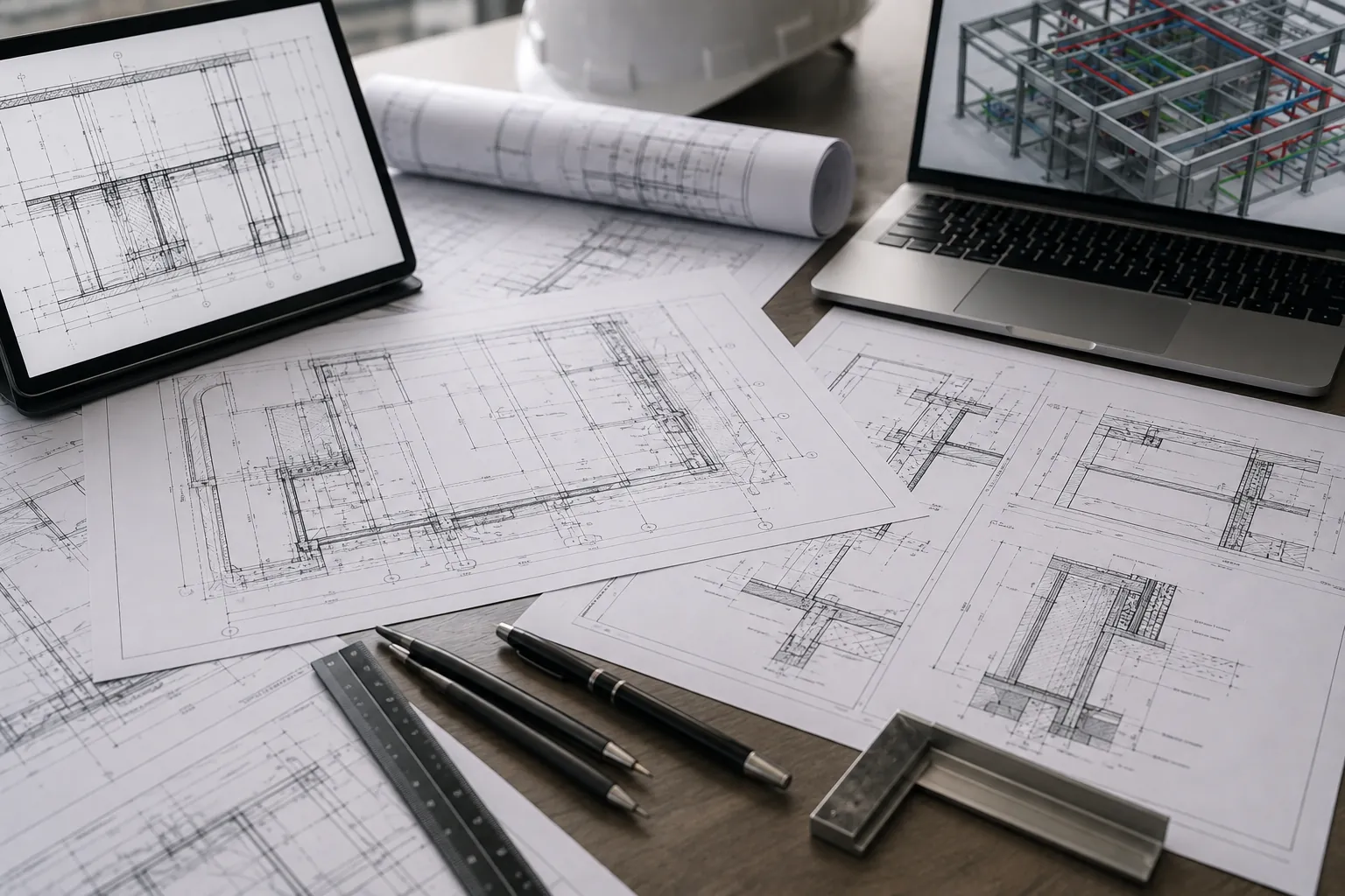 المخططات التنفيذية (Shop Drawings)